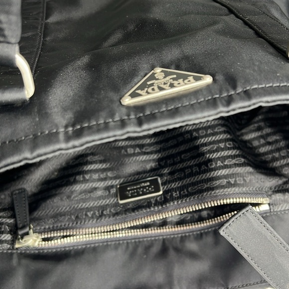 Prada Black Nylon Tessuto Lightly Structured Expandable Tote Bag - Picture 13 of 13